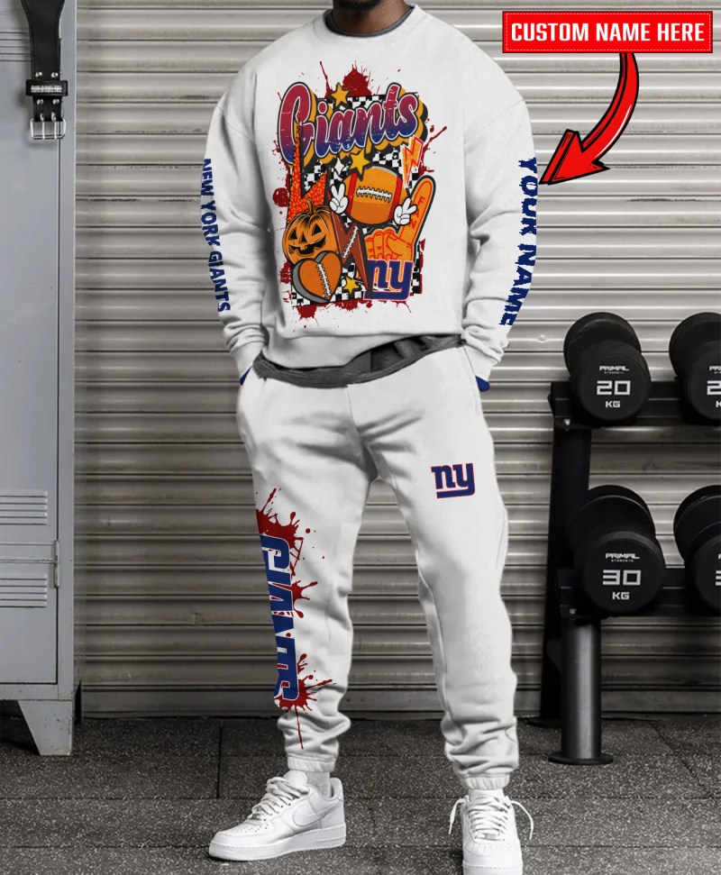 New York Giants Sweatshirt and Sweatpants Set