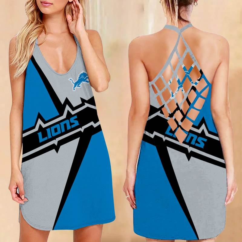 Detroit Lions Criss-Cross Dress