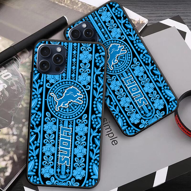 Detroit Lions Phone Case - Side View