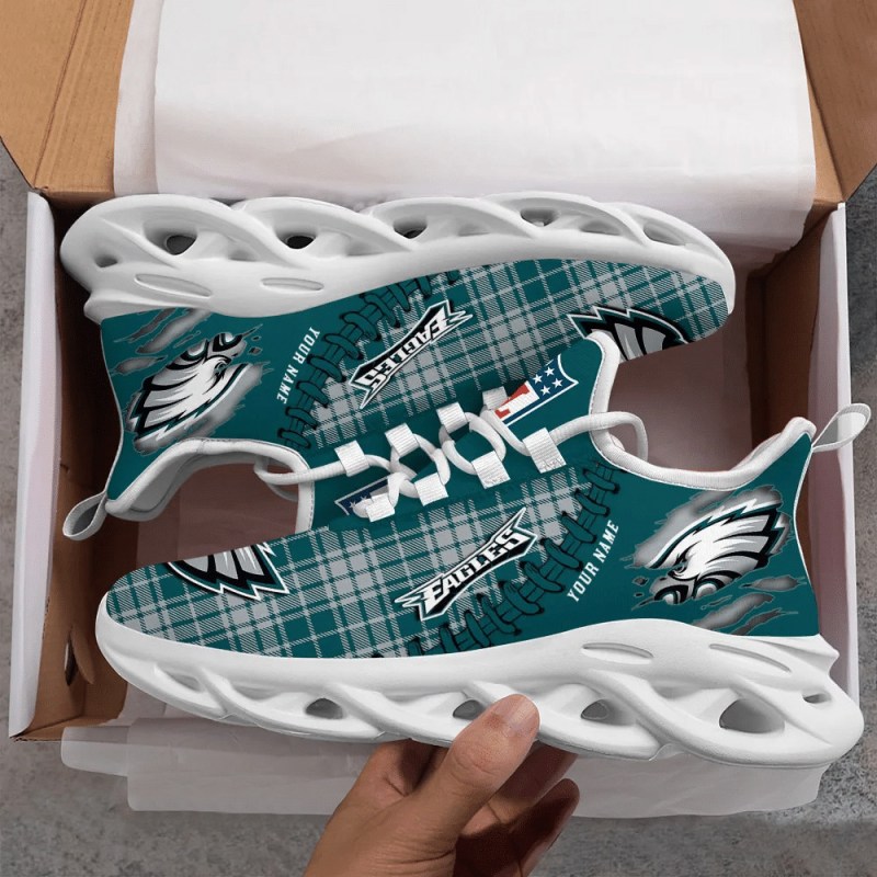Philadelphia Eagles Personalized Yezy Running Sneakers
