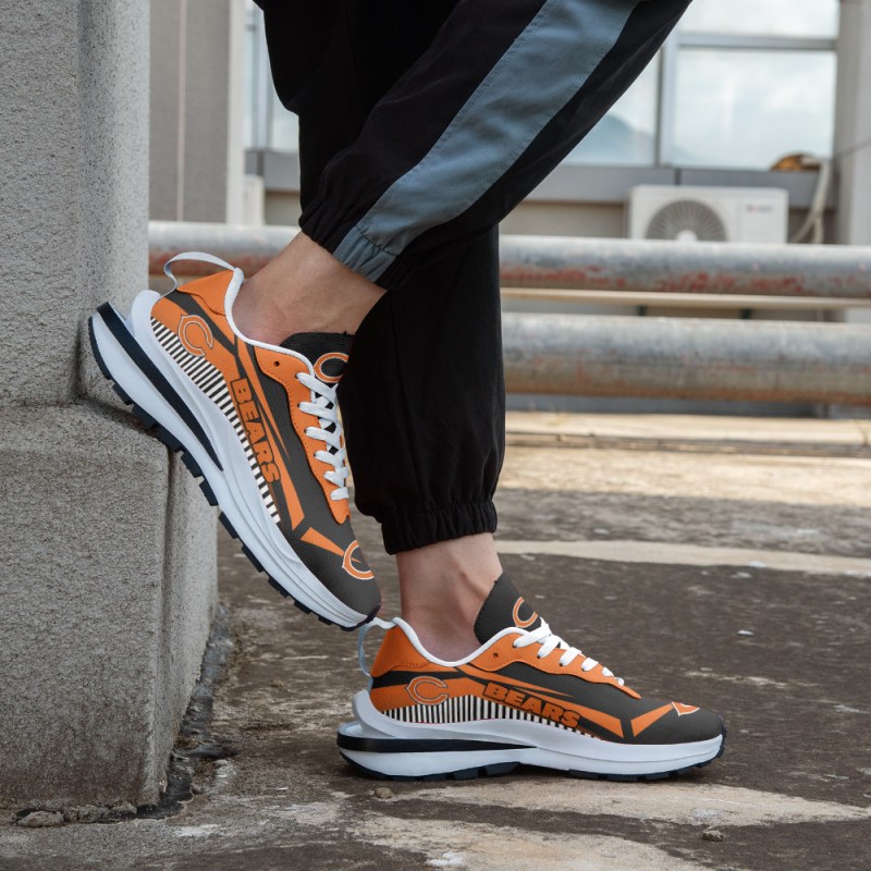 Chicago Bears Sport Running Sneakers Top View