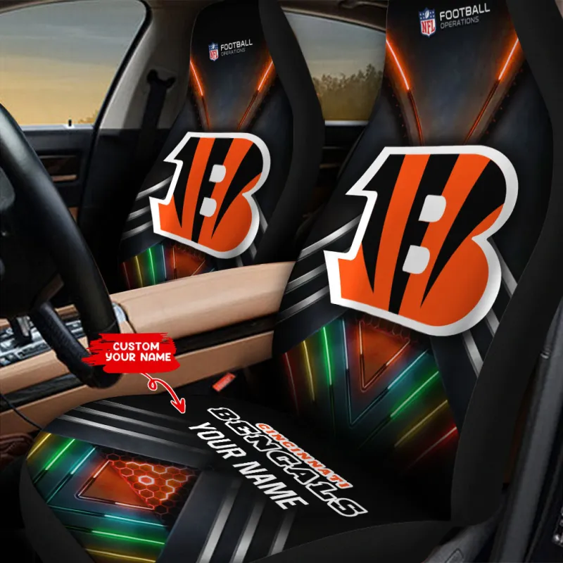 Cincinnati Bengals Personalized Car Seat Covers