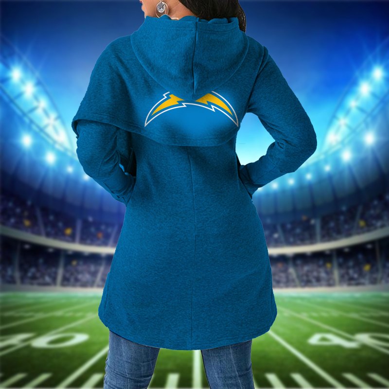 Los Angeles Chargers Women's Irregular Hoodie - Stylish Design