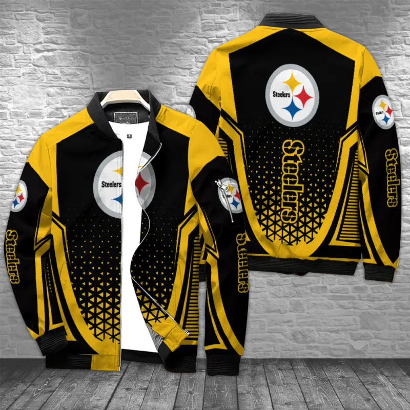 Pittsburgh Steelers Bomber Jacket View 1