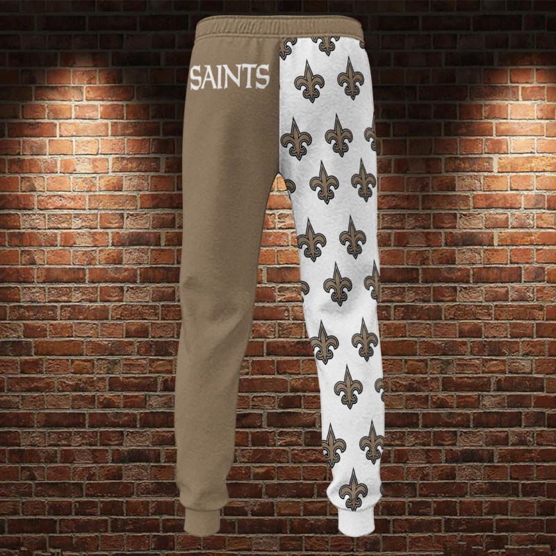 New Orleans Saints Joggers Mockup