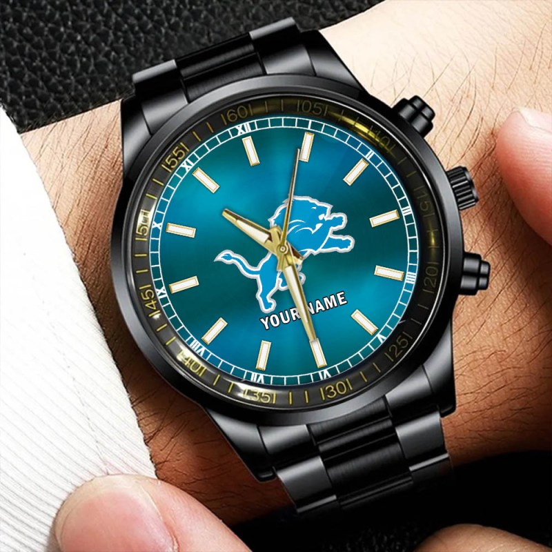 Detroit Lions NFL Fashion Watch Front View