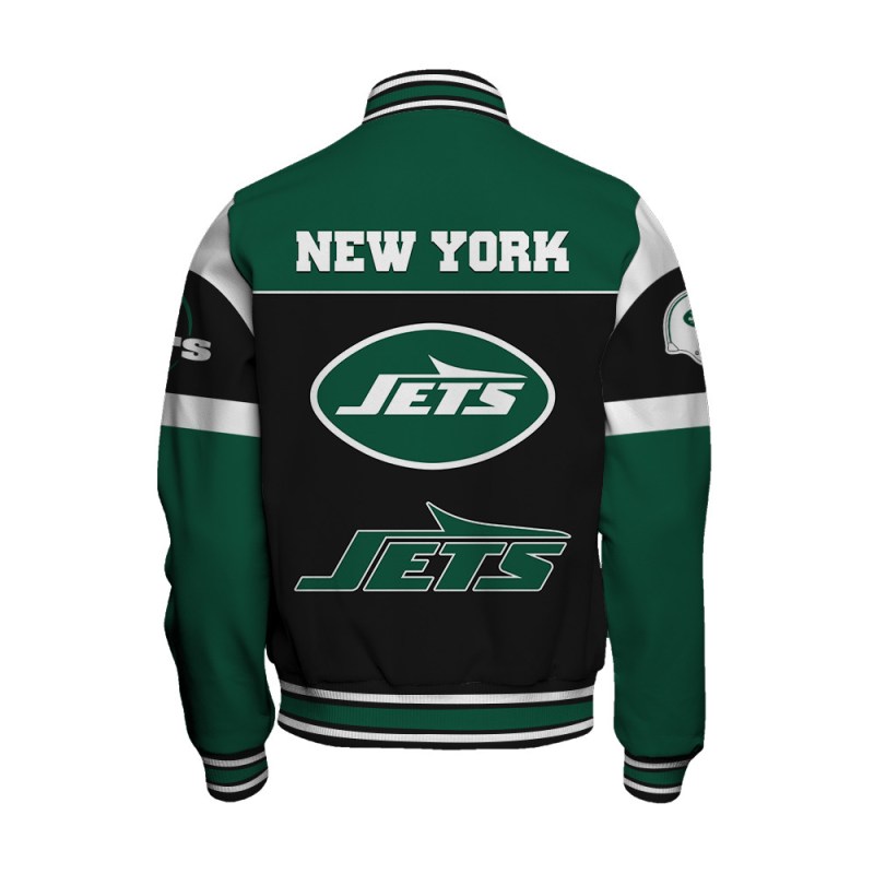 New York Jets Unisex Varsity Jacket Image 3