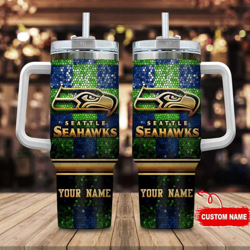 Seattle Seahawks Personalized Tumbler 1
