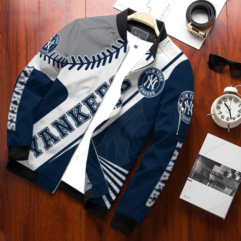 New York Yankees Personalized Bomber Jacket Image 2
