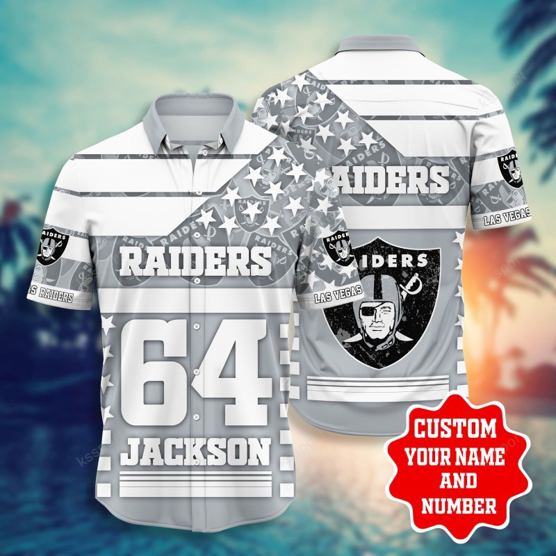 Las Vegas Raiders Personalized Shirt and Shorts