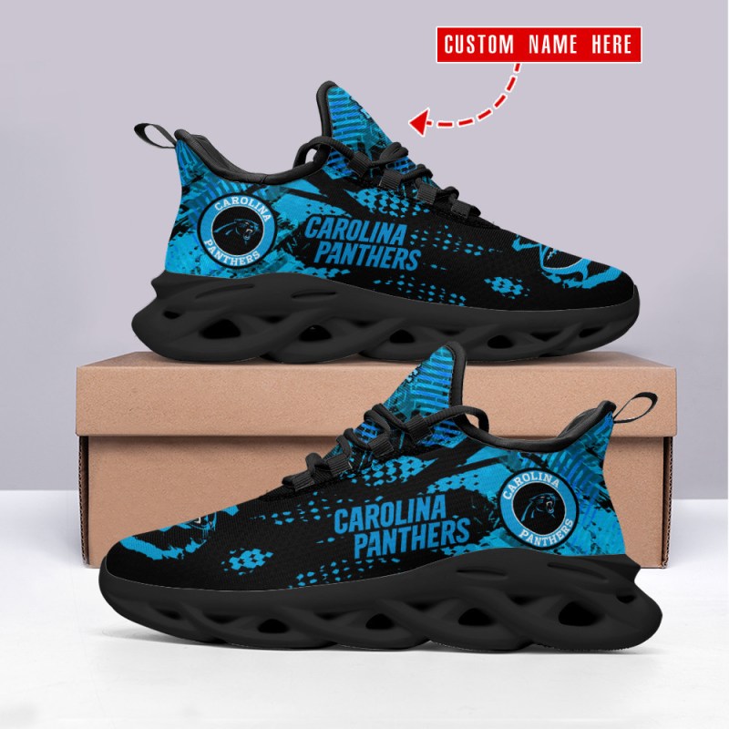 Carolina Panthers Personalized Yezy Running Sneakers BB211 5 Carolina Panthers Personalized Yezy Running Sneakers