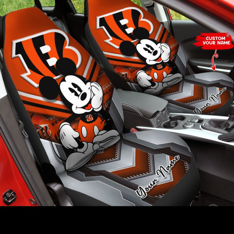 Cincinnati Bengals Personalized Car Seat Covers