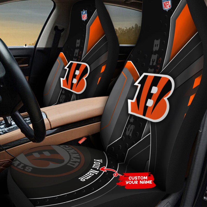 Stylish Cincinnati Bengals Car Seat Covers