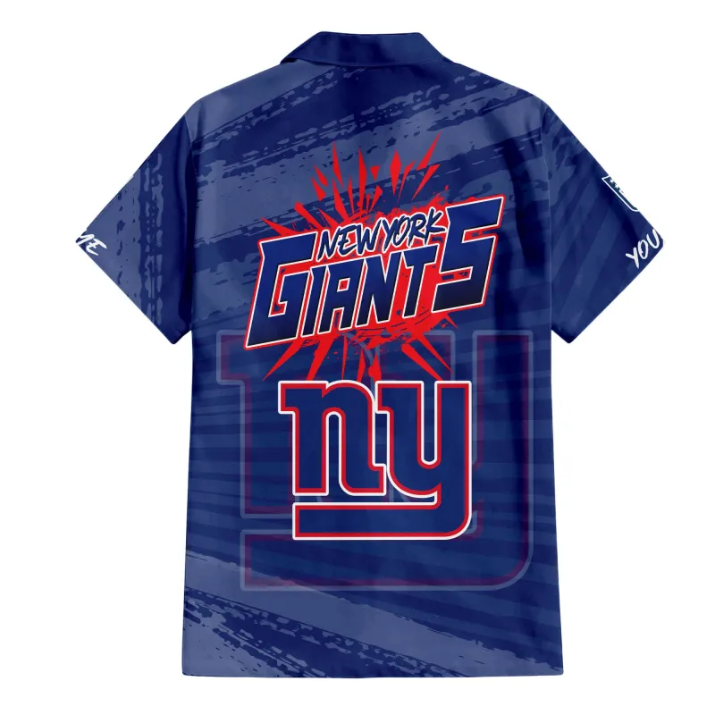 New York Giants Hawaiian Shirt 3