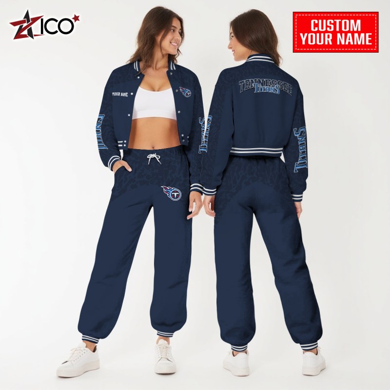 Tennessee Titans Varsity Jacket and Sweatpants - Image 4