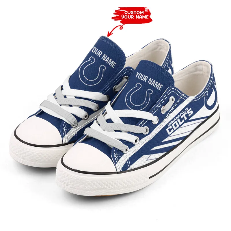 Indianapolis Colts Personalized New Low Top Sneakers