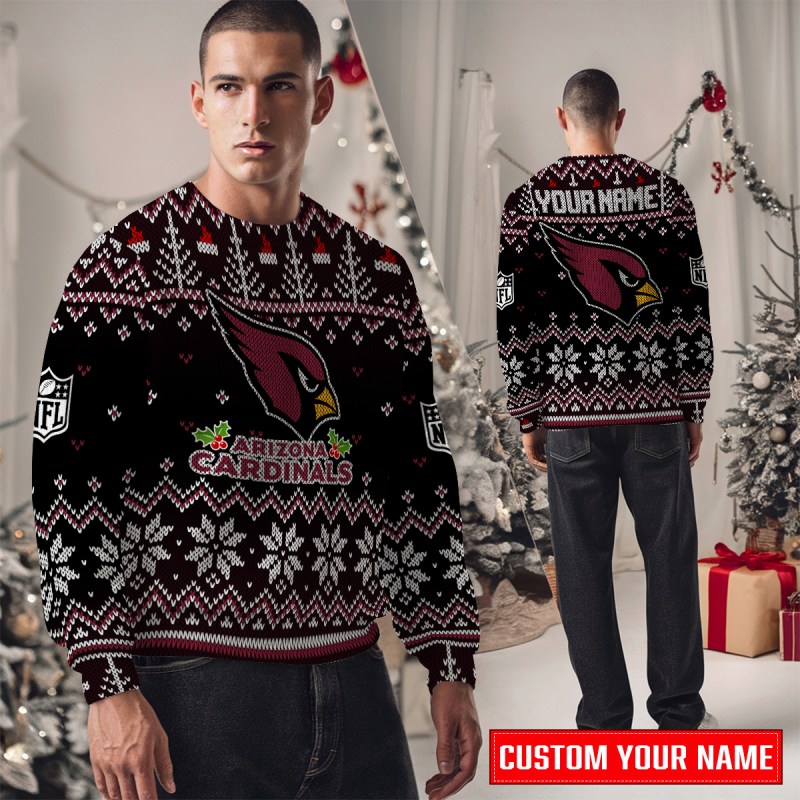 Arizona Cardinals Ugly Christmas Sweater 3