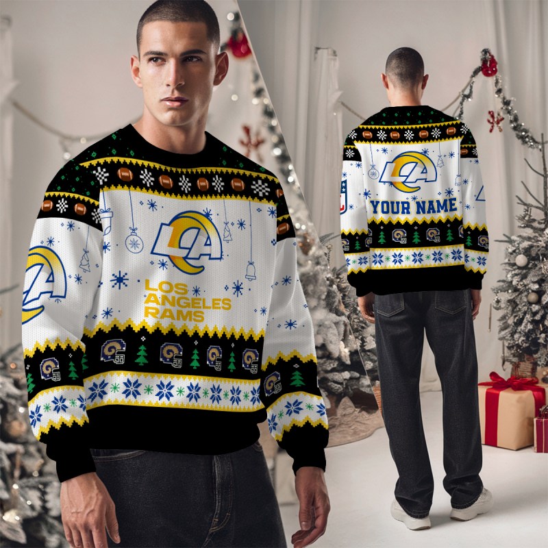 Los Angeles Rams Ugly Christmas Sweater 6