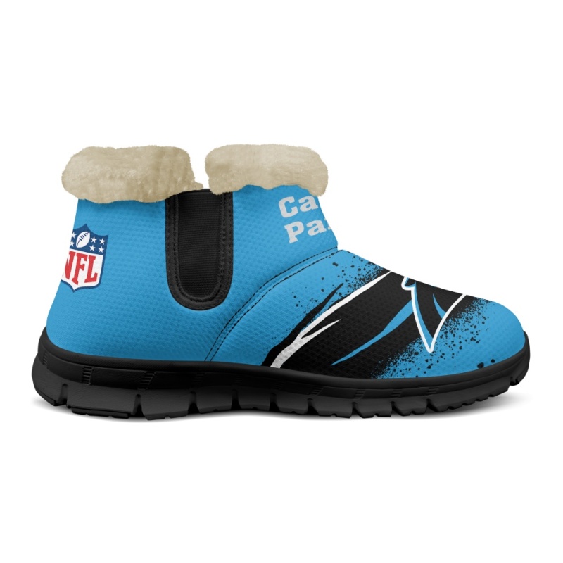 Carolina Panthers Comfy Winter Snow Boots Image 5