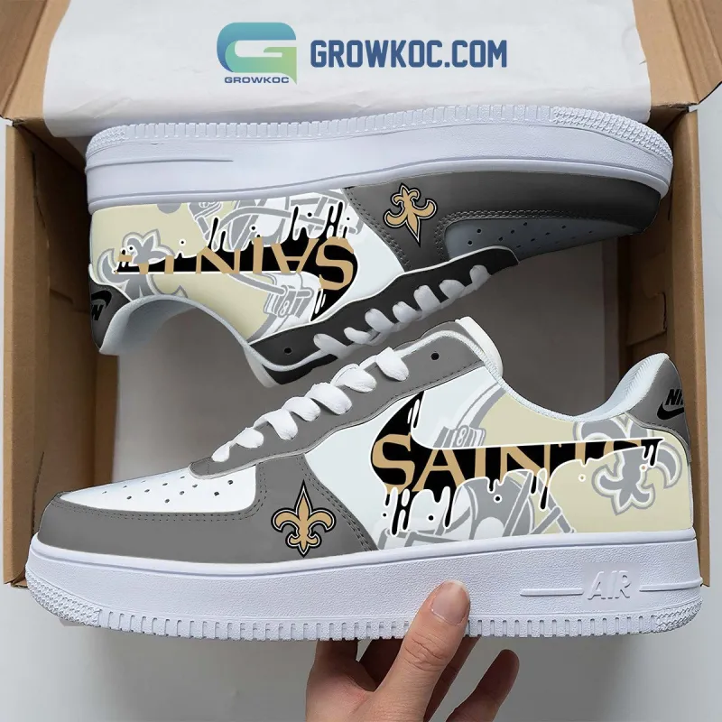 New Orleans Saints Personalized Colorful AF1-1 Shoes