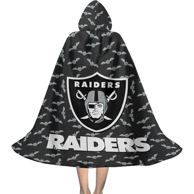 Las Vegas Raiders Halloween Cloak Back View