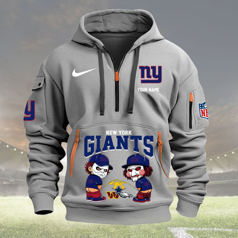 Light Gray New York Giants Hoodie