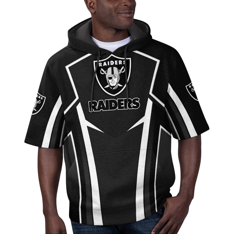 Las Vegas Raiders Short Sleeve Hoodie