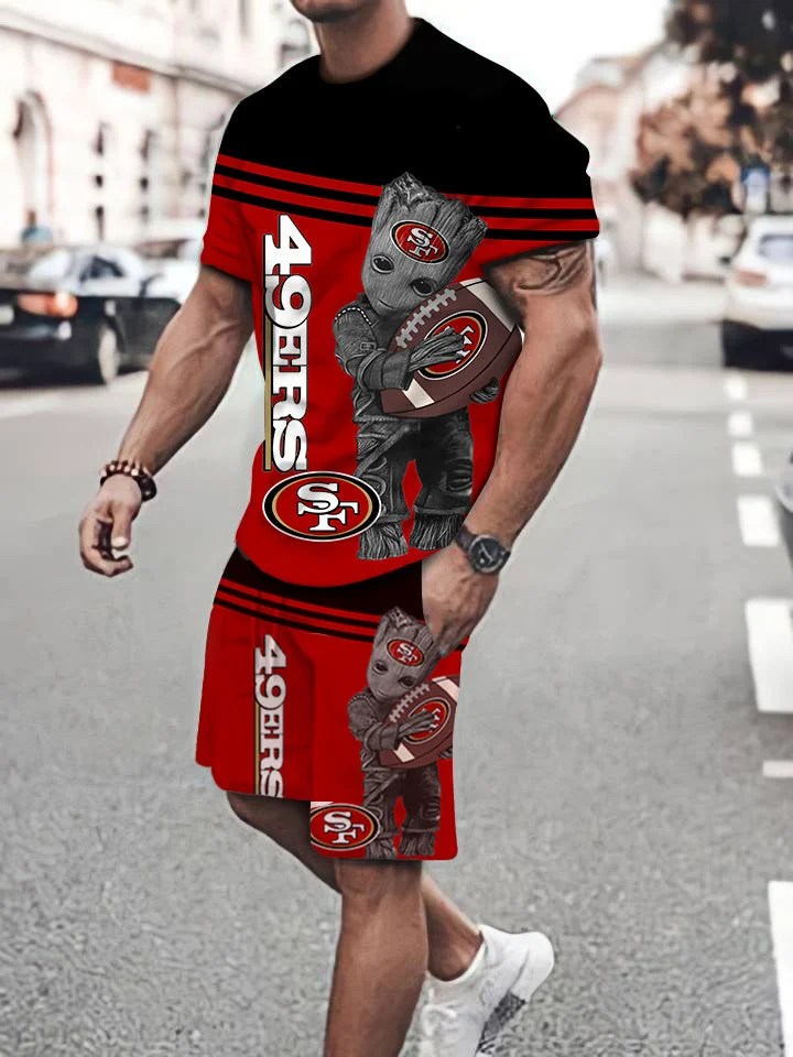 San Francisco 49ers T-shirt and Shorts Set
