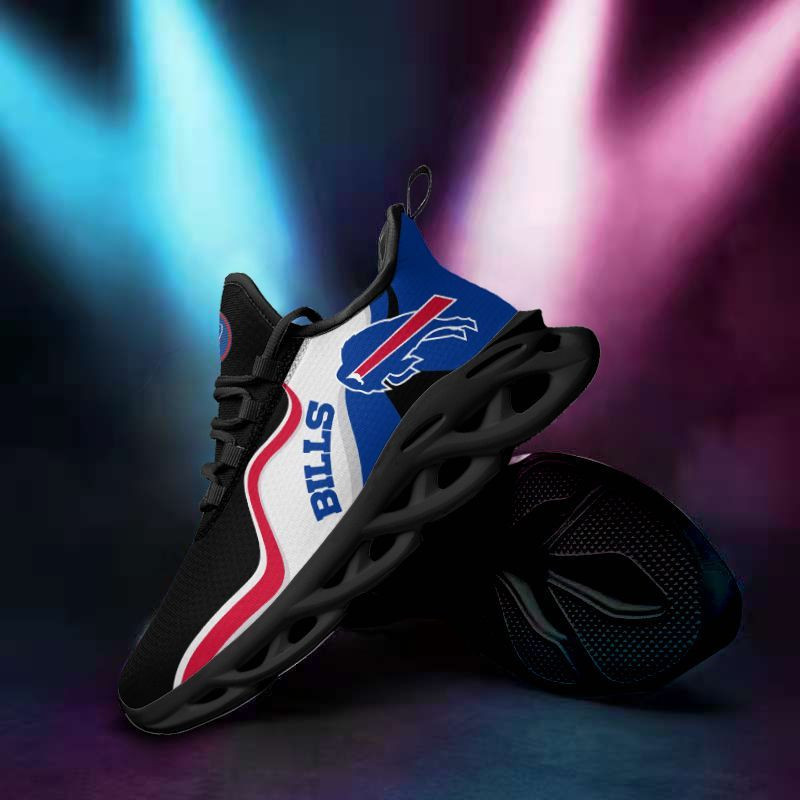 Buffalo Bills Yezy Running Sneakers Back View