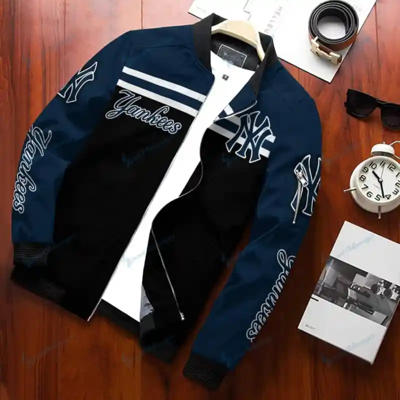 New York Yankees Bomber Jacket - Back View