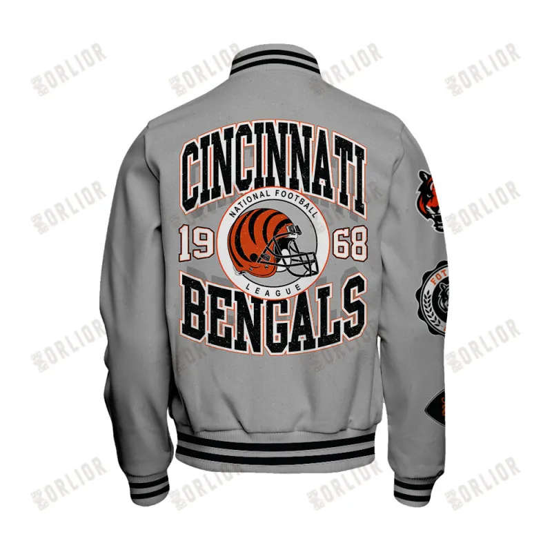 Cincinnati Bengals Varsity Jacket Image 3
