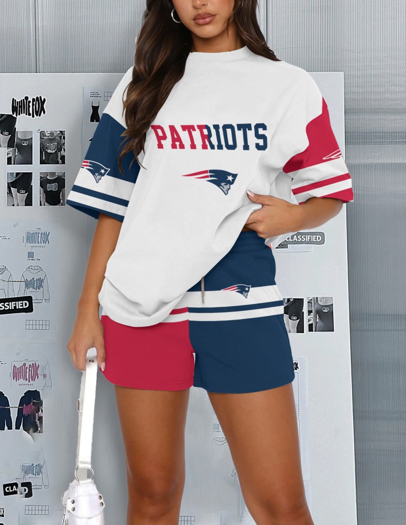 New England Patriots Top And Shorts Suit 2