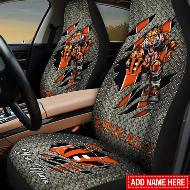 Cincinnati Bengals Personalized Car Seat Covers