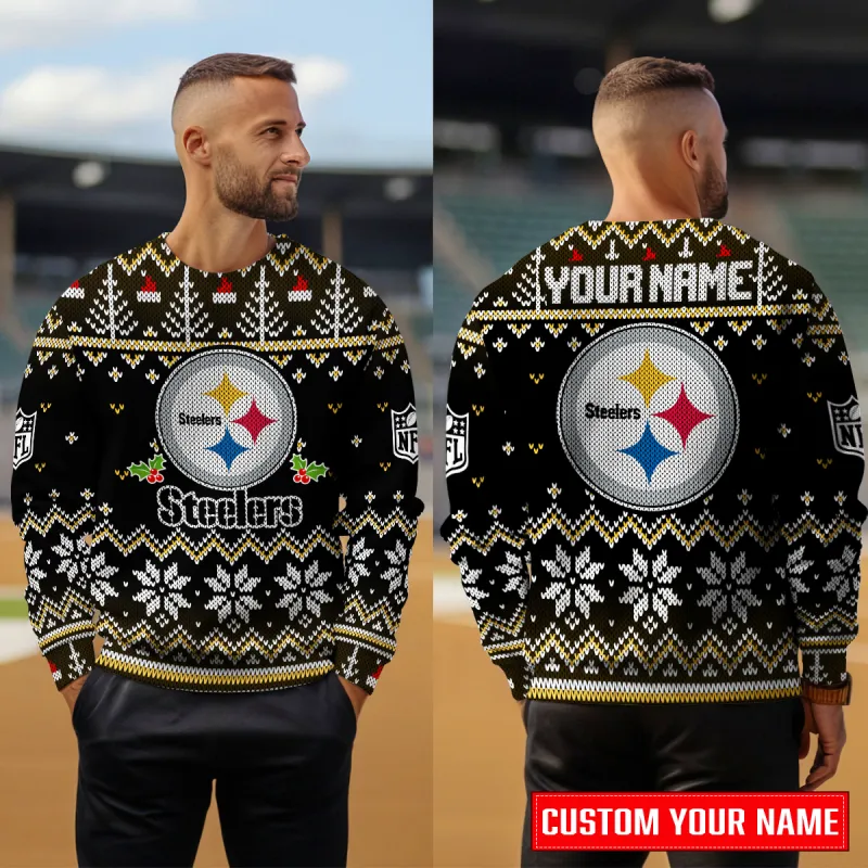 Pittsburgh Steelers Ugly Christmas Sweater - Image 2
