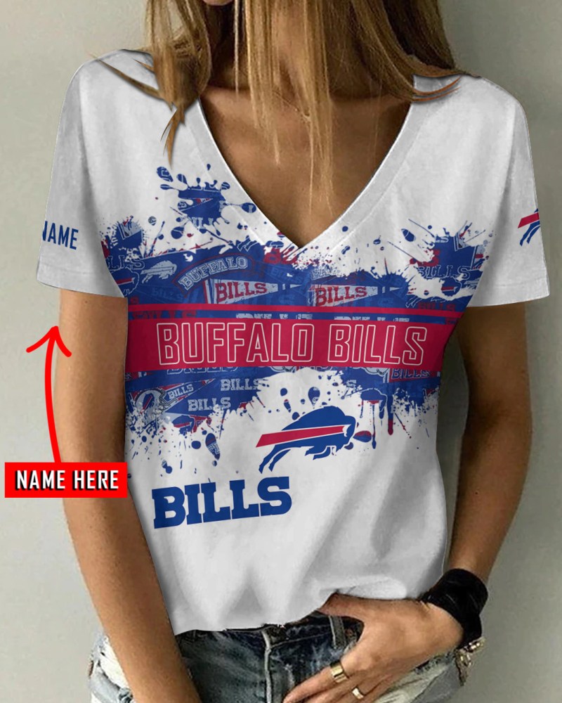 Buffalo Bills V-neck T-shirt