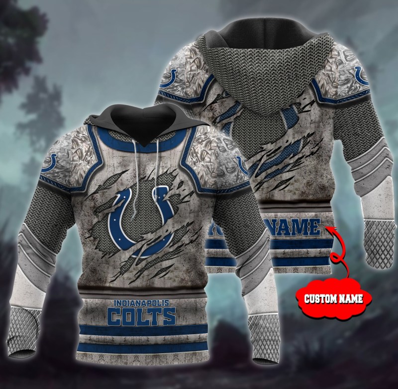 Indianapolis Colts Personalized All Over Printed Sweater