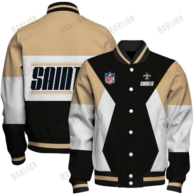 New Orleans Saints Varsity Jacket Image 1