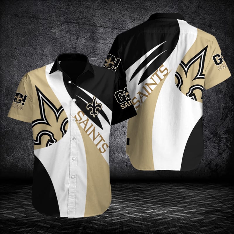New Orleans Saints Button Shirt Sizing Chart
