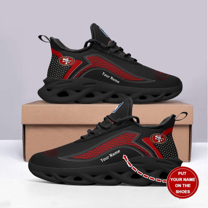 San Francisco 49ers Personalized Yezy Running Sneakers