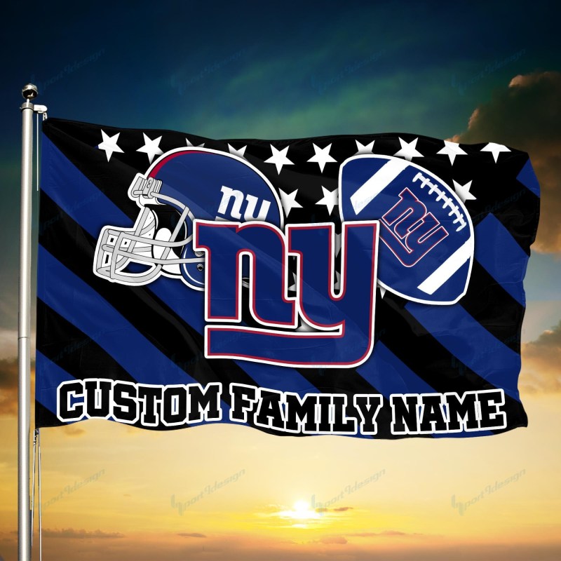 New York Giants Personalized Flag