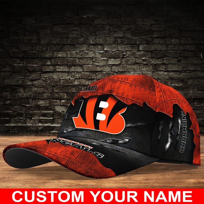 Cincinnati Bengals Personalized Classic Cap Back View