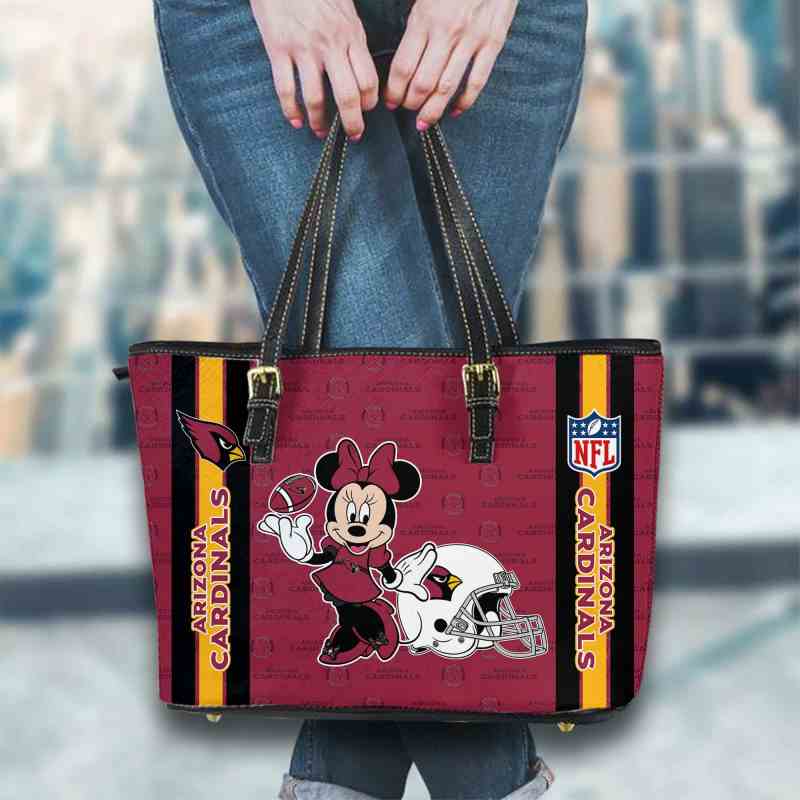 Arizona Cardinals Women Leather Tote Hand Bag