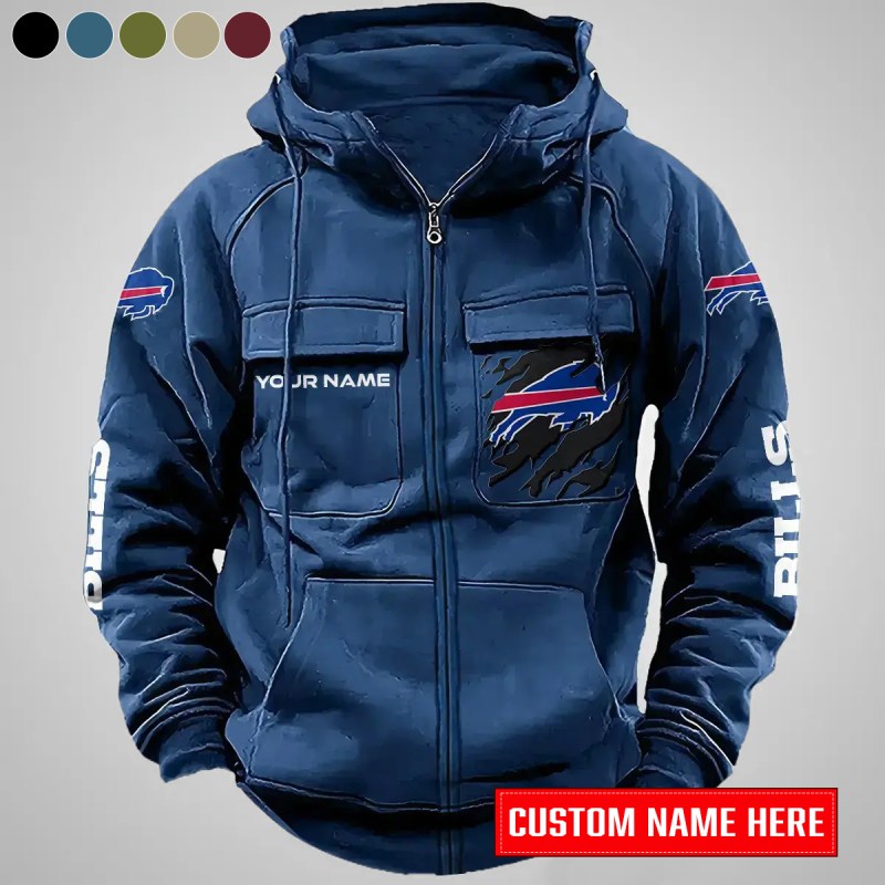 Buffalo Bills Navy Hoodie