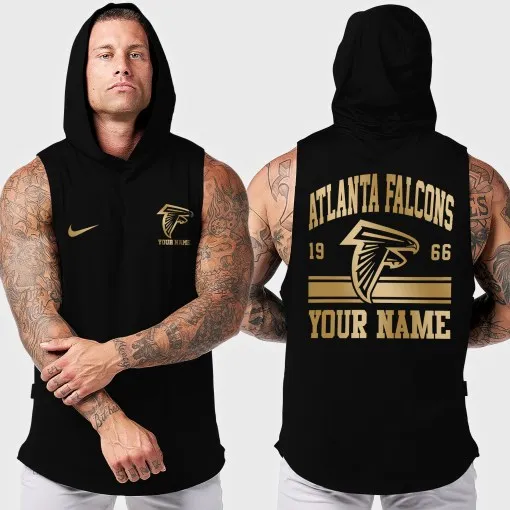 Atlanta Falcons Men's Workout Hooded Tank Top