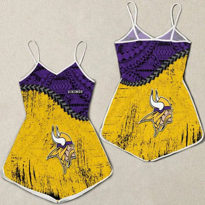 Minnesota Vikings Women Romper Jumpsuit
