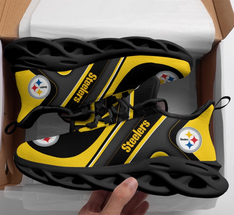 Pittsburgh Steelers Sneakers on Display