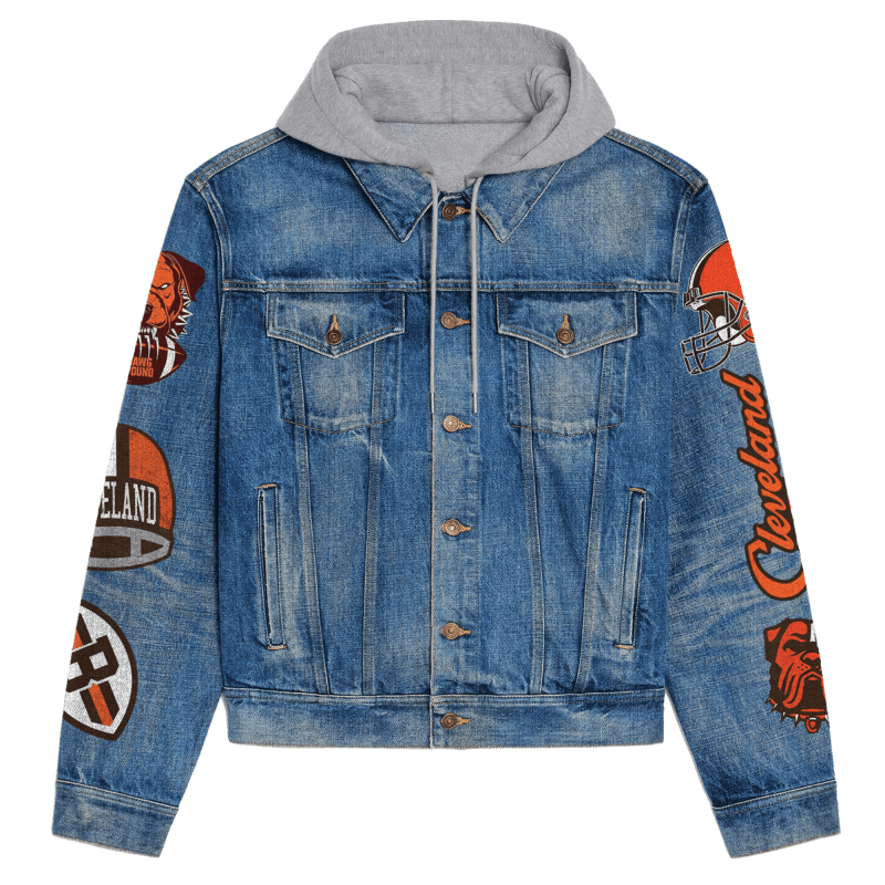Cleveland Browns Premium Denim Jacket Details