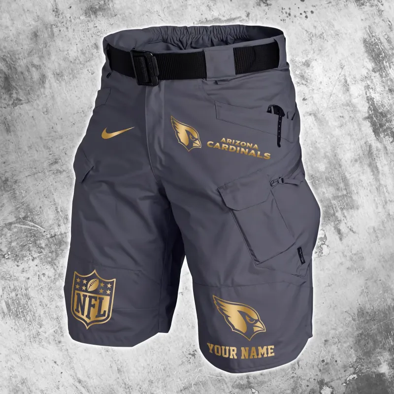 Gray Front Pocket Shorts for Sports Fans
