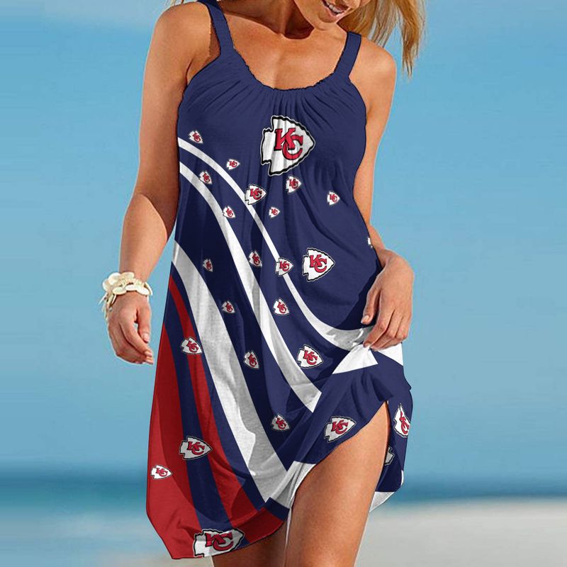 Kansas City Chiefs Independence Day Beach Dress