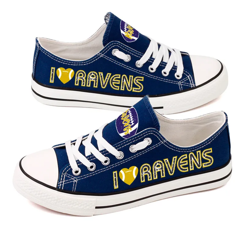 Baltimore Ravens New Low Top - Back View